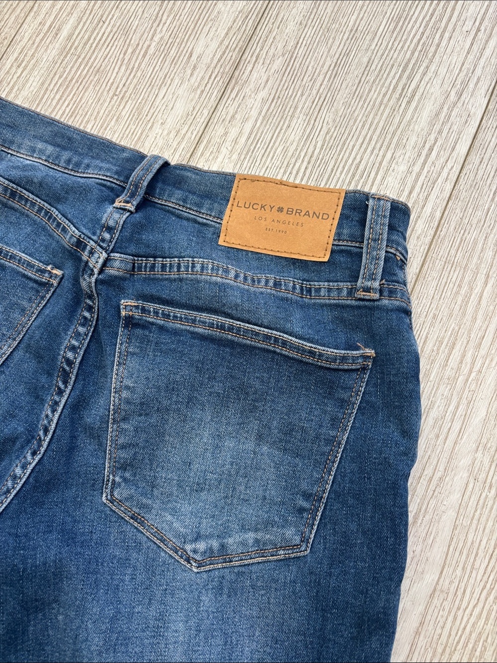 Lucky brand high rise skinny bridgette jeans sz 4 / 27 A - Picture 5 of 10